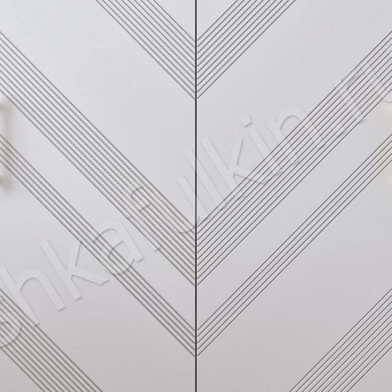 Изображение Корпусный шкаф Кельвин Белый Черный Светлые Темные Модерн 4х створчатые Гостиная Для вещей 10