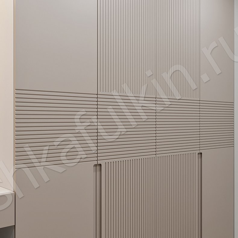 Прихожая Лонгер Коричневый Светлые Минимализм 5и створчатые Прихожая Для вещей 3