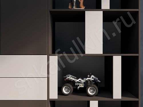 Изображение цвета Шкаф Толли Светлые Современный 6и створчатые  