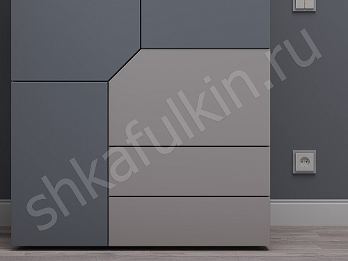 Изображение цвета Шкаф Сонум  Современный 2х створчатые  