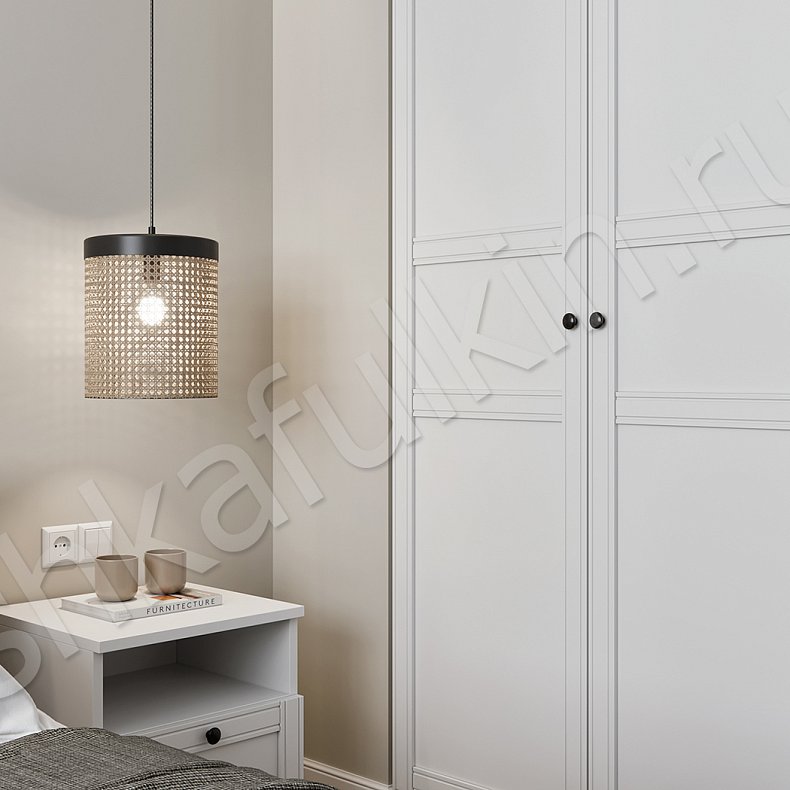 Гарнитур Старк Белый Неоклассика 4х створчатые Спальня Для вещей 3