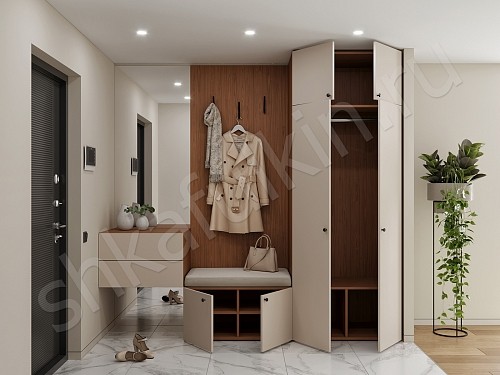 Изображение цвета Прихожая Олли  Минимализм 2х створчатые Прихожая 