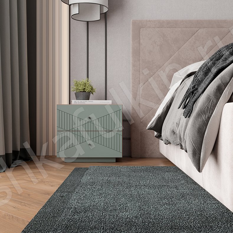 Изображение Гарнитур Хадсон Темные Зеленый Модерн 4х створчатые Спальня Для вещей 4