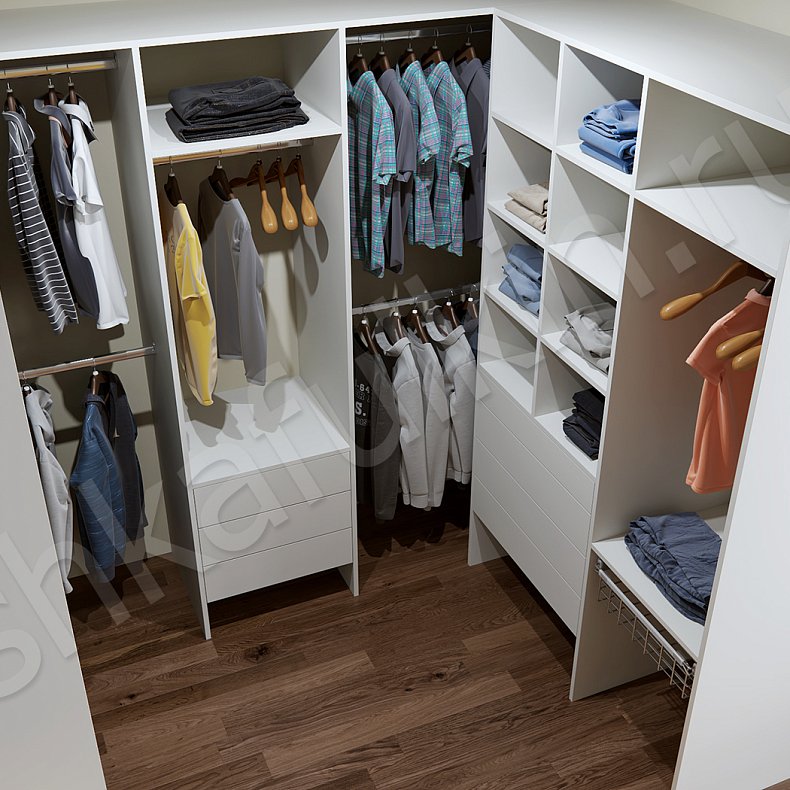 Гардеробная Ванесса Белый   Гардеробная  3