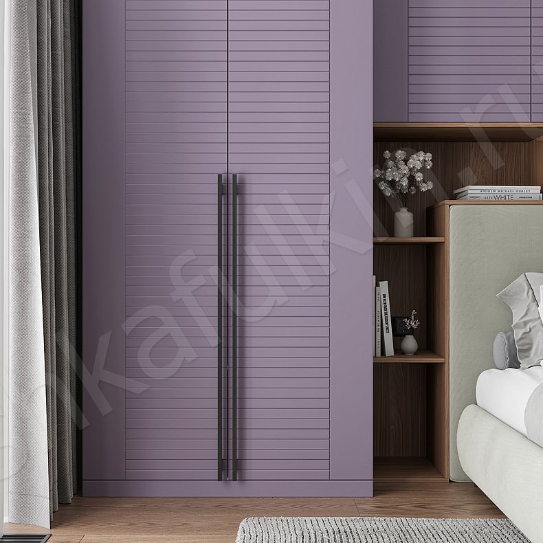 Гарнитур Континент Белый Светлые Современный 4х створчатые Спальня Для вещей 5