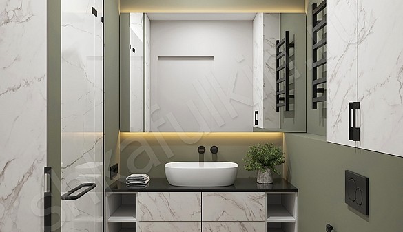 Мебель в ванную Каррара