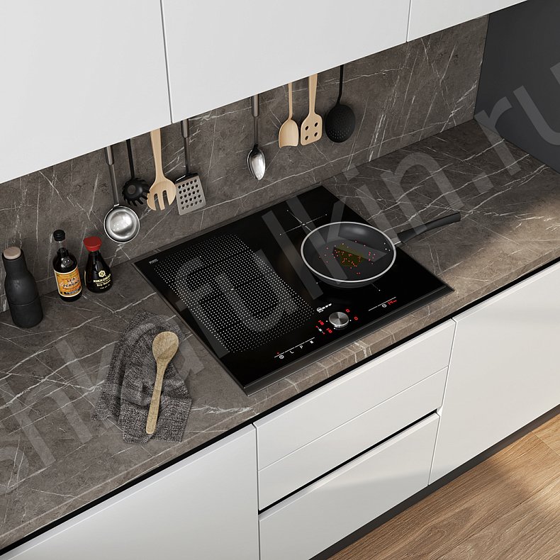 Изображение Кухня Марисса Светлые Белый Современный Для посуды 5