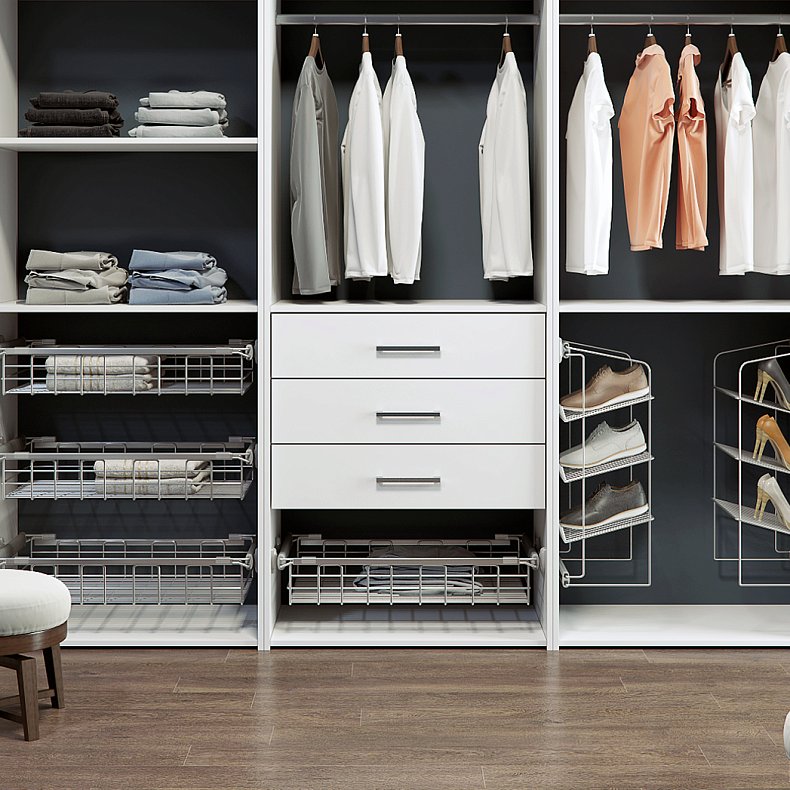 Изображение Гардеробная Скандинавия Белый Скандинавский  Гардеробная  1