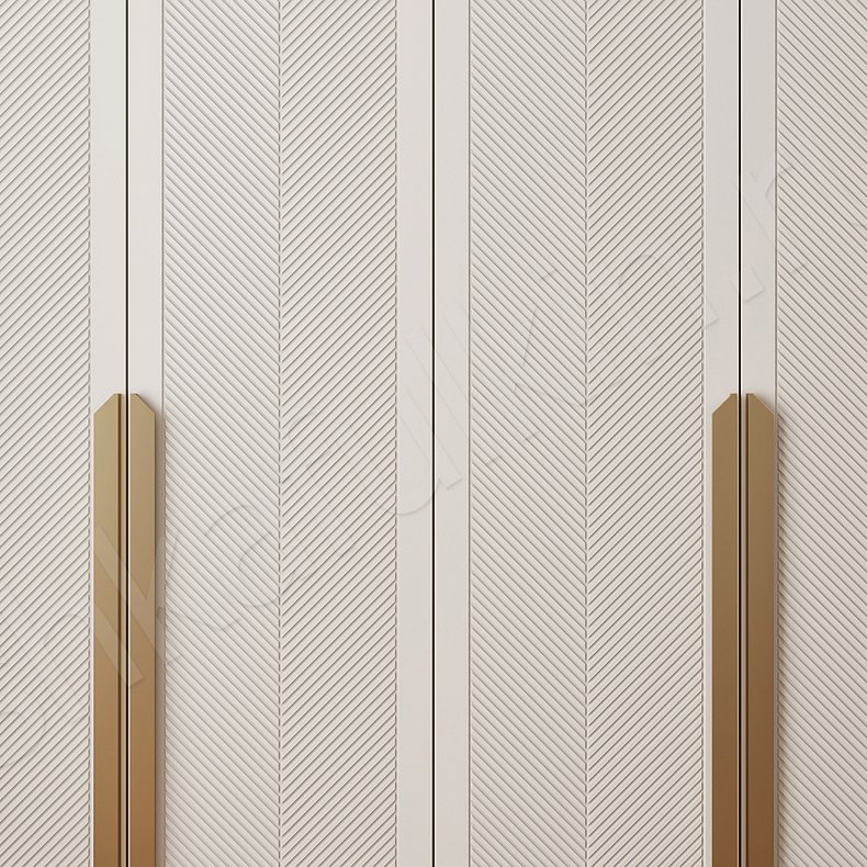 Шкаф Анабэль Белый Черный Светлые Темные Неоклассика 4х створчатые Гостиная Для вещей 6