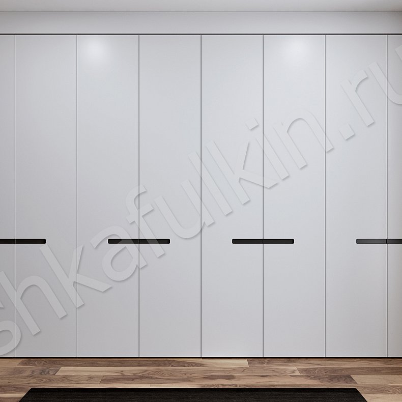 Изображение Шкаф Лоренцо Белый Светлые Минимализм 6и створчатые Гостиная Для вещей 2
