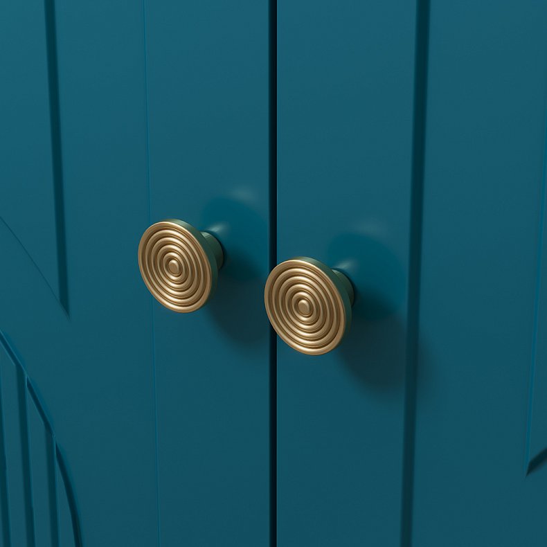 Прихожая Маурис Темные Синий Цветной Современный 6и створчатые Прихожая Для вещей 5