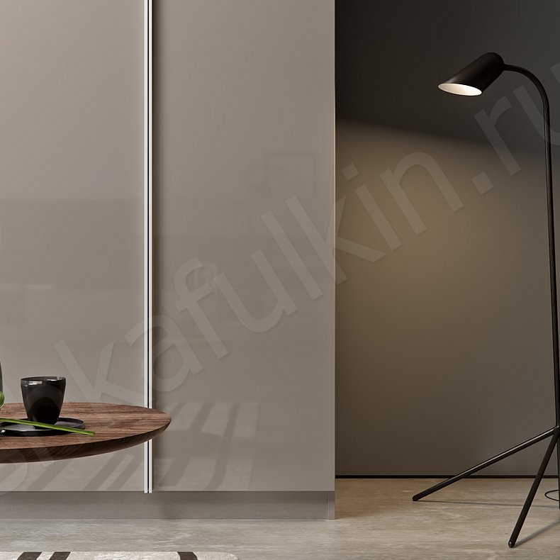 Шкаф Сантина Светлые Серый Минимализм 6и створчатые Гостиная Для вещей 4