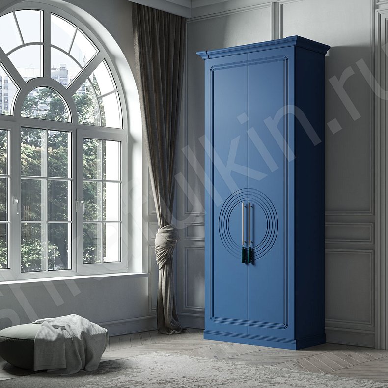 Изображение Шкаф Санмарино Лайт  Неоклассика 2х створчатые Гостиная  11