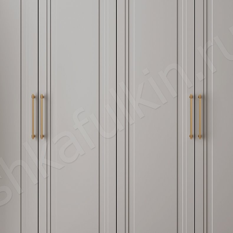 Изображение Шкаф Эстель Цветной Синий Неоклассика 4х створчатые Гостиная Для вещей 3