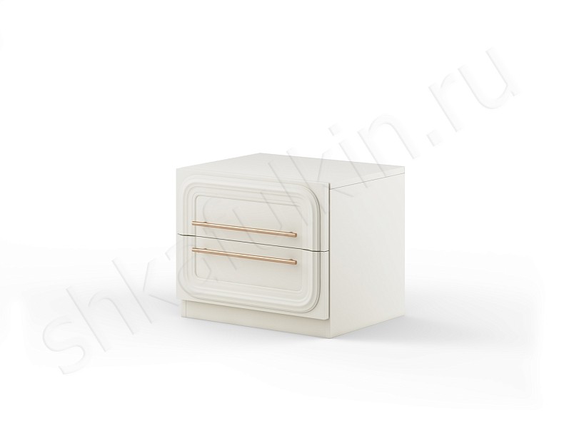 Тумба прикроватная Санмарино Серый Белый Черный Коричневый Светлые Темные Зеленый Неоклассика 2х створчатые Спальня Для книг Для декора