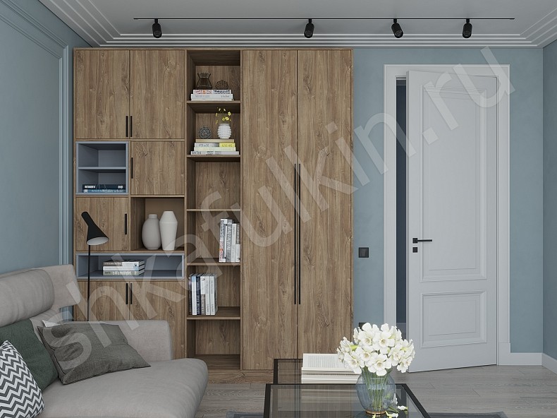 Изображение цвета Шкаф Бесто Белый Минимализм   Для книг