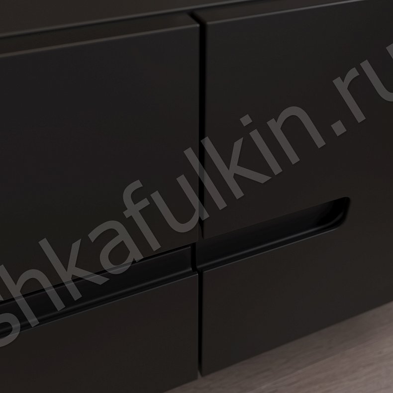 Изображение Стенка Дакота Белый Черный Древесный Светлые Темные Современный Гостиная Для книг Под ТВ 8