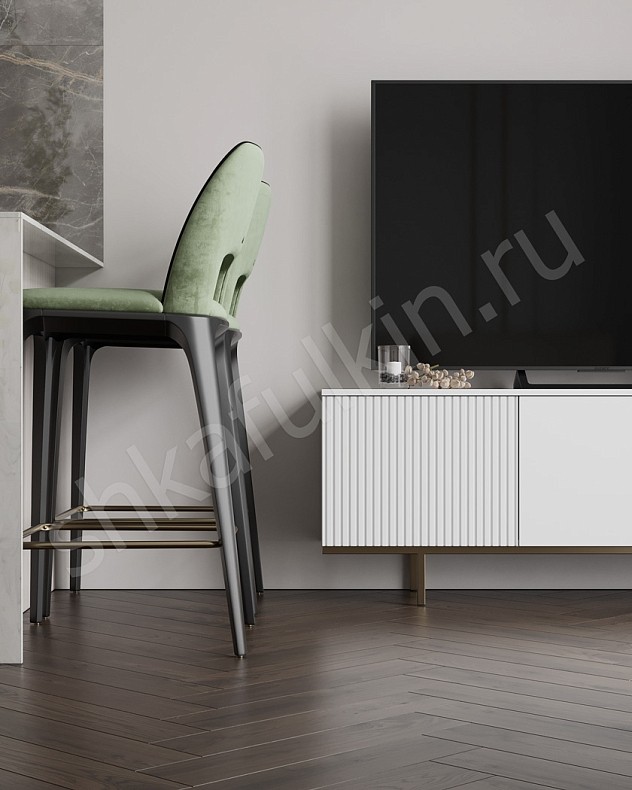 Тумба Сицилия Светлые Белый Минимализм 3х створчатые Гостиная Для вещей Под ТВ Для декора Для книг