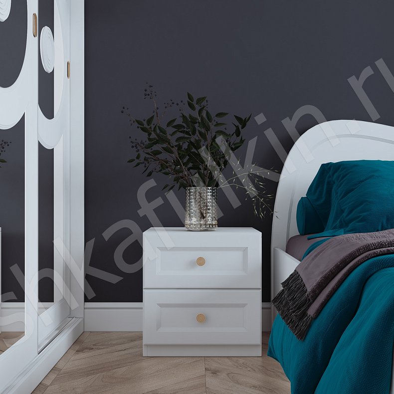 Коллекция Виктория Белый Светлые Неоклассика 3х створчатые Спальня Для вещей 3