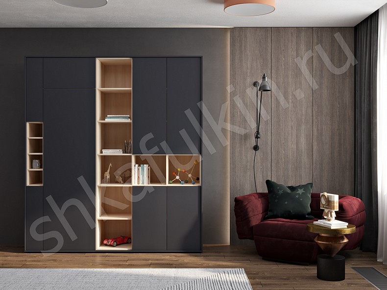 Изображение цвета Шкаф Аморе Белый Современный 5и створчатые  