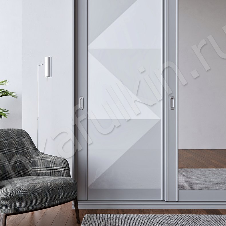 Корпусный шкаф-купе Пегас Светлые Неоклассика 3х створчатые Гостиная Для вещей 3