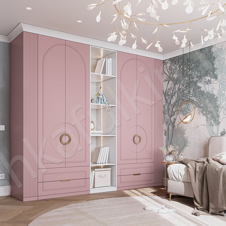 Детская Маура  Неоклассика 6и створчатые Детская Для книг Для вещей 10