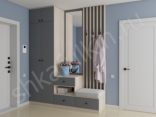 Изображение цвета Прихожая Милли  Минимализм 2х створчатые Прихожая 