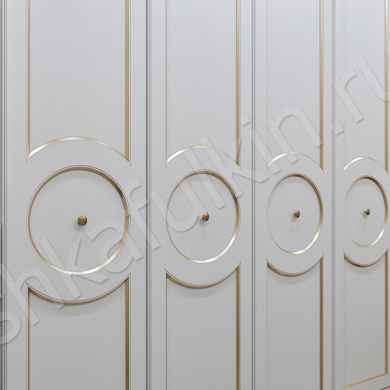 Прихожая Беатрис Светлые Белый Неоклассика 4х створчатые Прихожая Для вещей 1