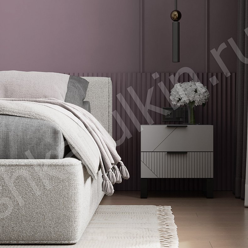 Изображение Гарнитур Неонелли Белый Современный 4х створчатые Спальня Для белья Для вещей 4