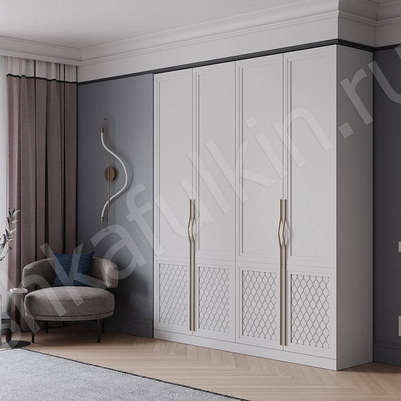 Шкаф Купидон  Неоклассика 4х створчатые Гостиная Для вещей