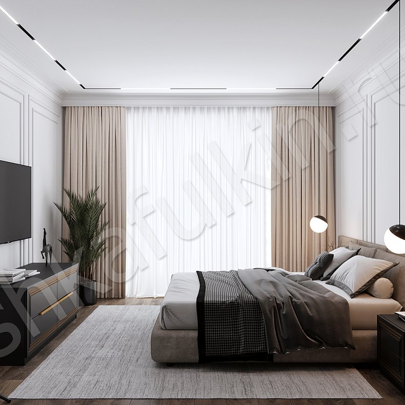 Изображение Стенка Дракула Темные Золото Черный Современный 4х створчатые Спальня Для вещей 4