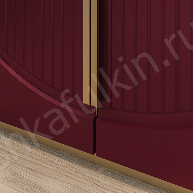 Изображение Стенка Скаволлини Цветной Красный Синий Темные Неоклассика 6и створчатые Гостиная Для книг Для декора Для вещей 13