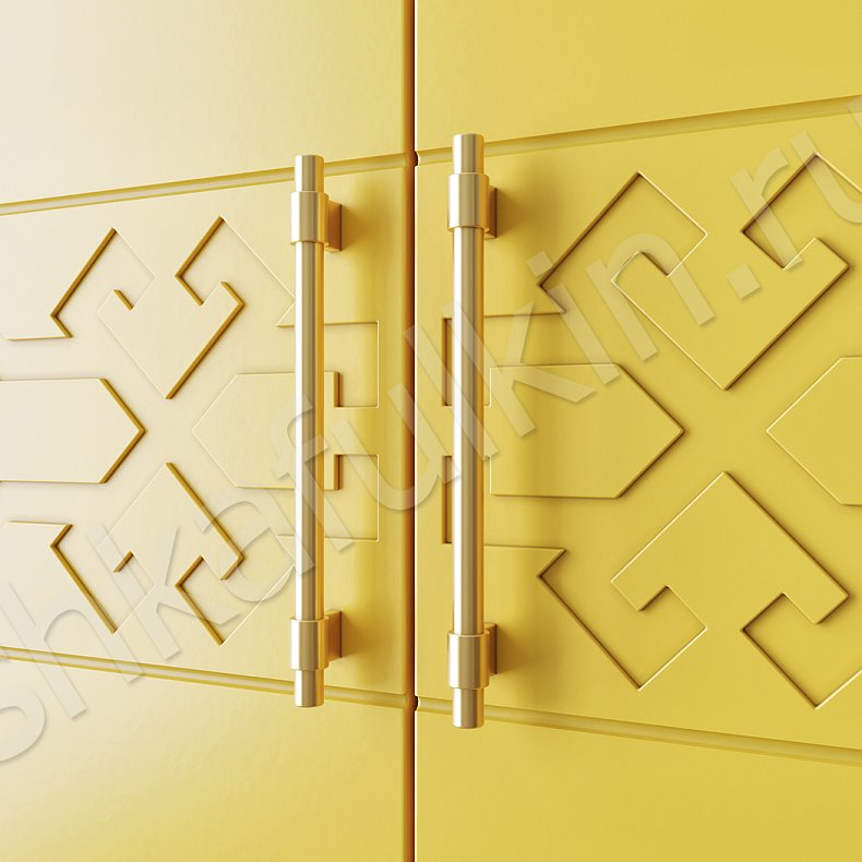 Изображение Шкаф Одри Белый Цветной Светлые Модерн 2х створчатые Гостиная Для вещей 8