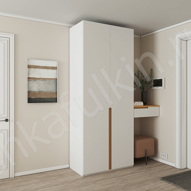 Прихожая Валимур Светлые Древесный Белый Минимализм 2х створчатые Прихожая Для вещей
