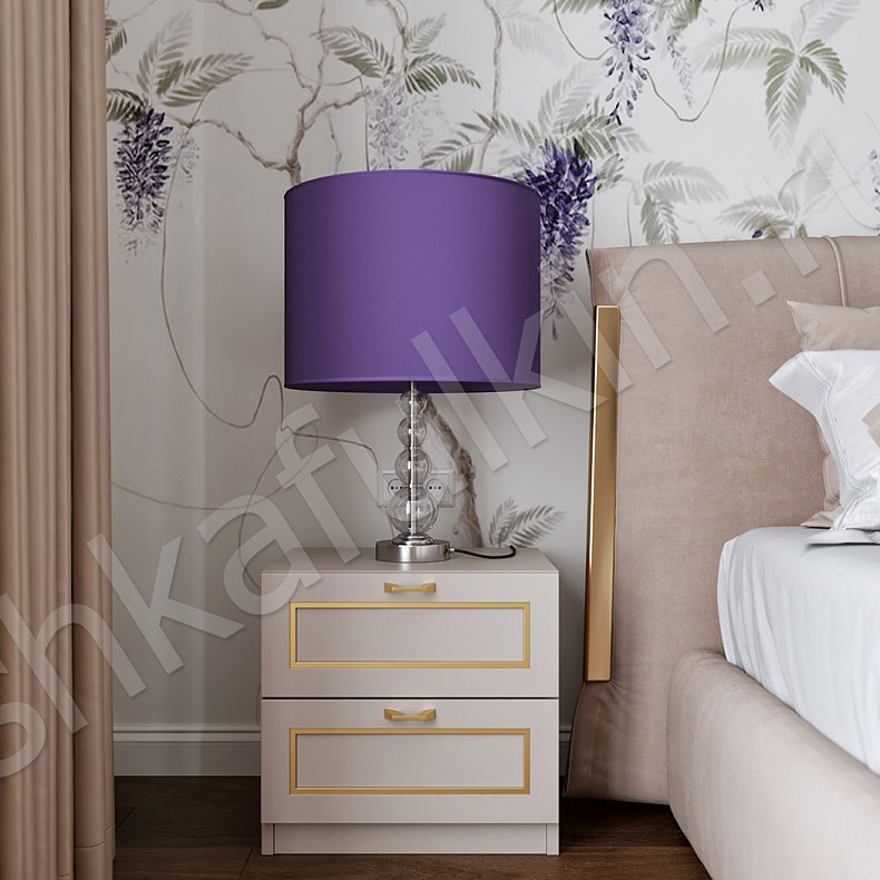 Изображение Гарнитур Герцогиня Светлые Золото Коричневый Классика 4х створчатые Спальня Для вещей 3