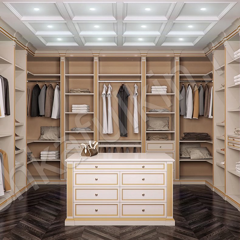 Гардеробная Вивальди Белый Классика  Гардеробная 