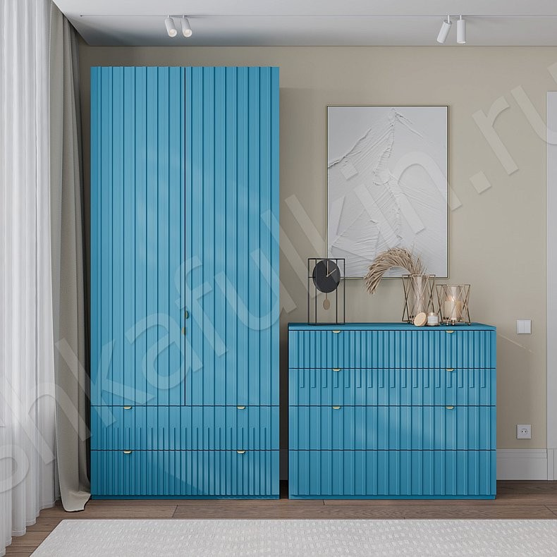 Гарнитур Кавалли Белый Модерн 2х створчатые Спальня Для вещей 2