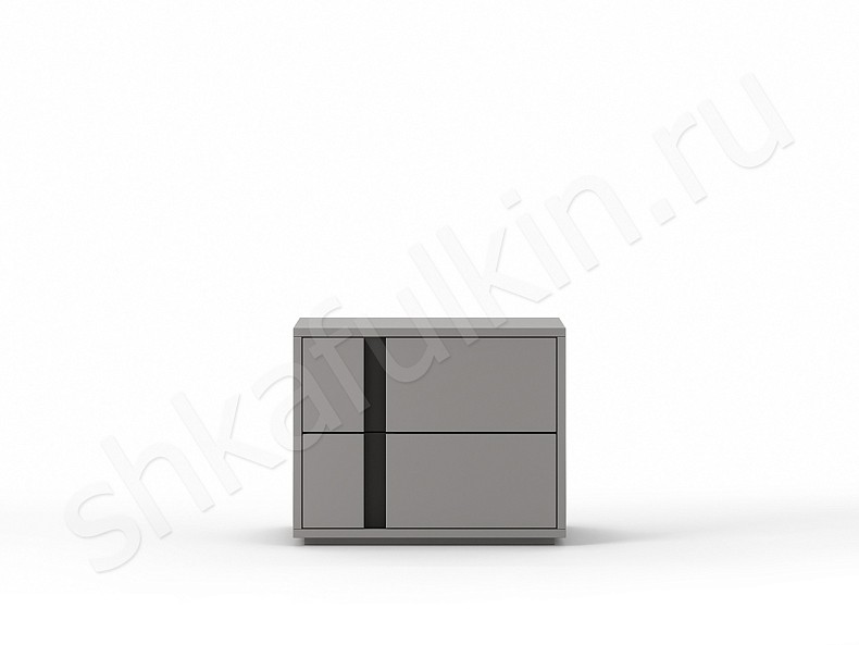 Тумба прикроватная Зиппи Черный Белый Коричневый Серый Светлые Темные Минимализм 2х створчатые Спальня Для декора