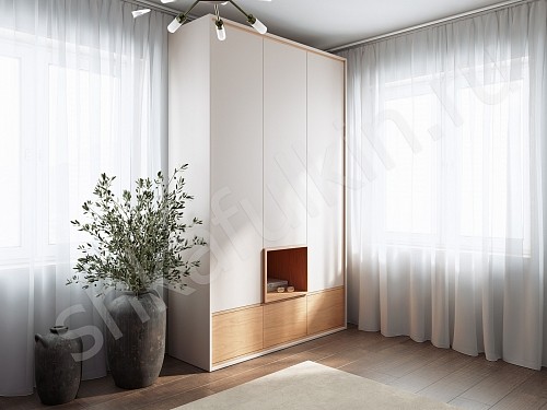 Изображение цвета Шкаф Маркус Белый Современный   