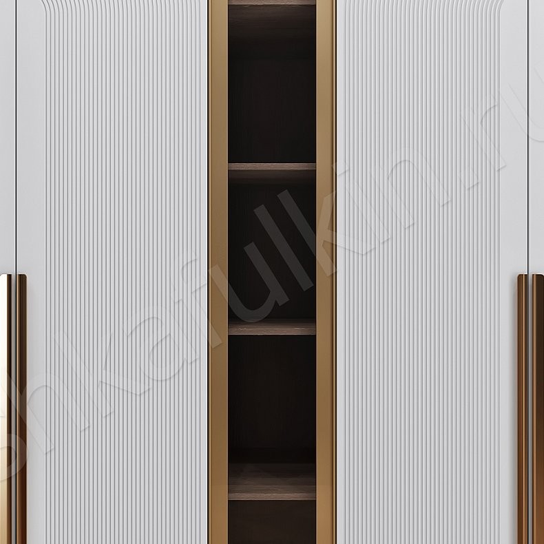 Прихожая Олимп Белый Светлые Современный 4х створчатые Прихожая Для вещей 3