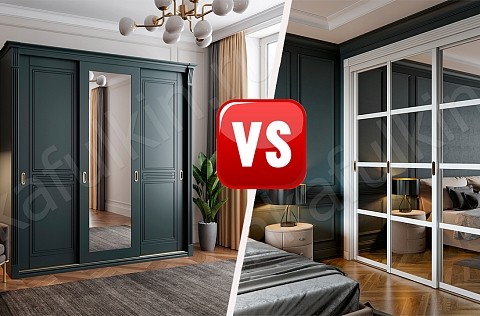 Преимущества встроенного шкафа-купе перед корпусным