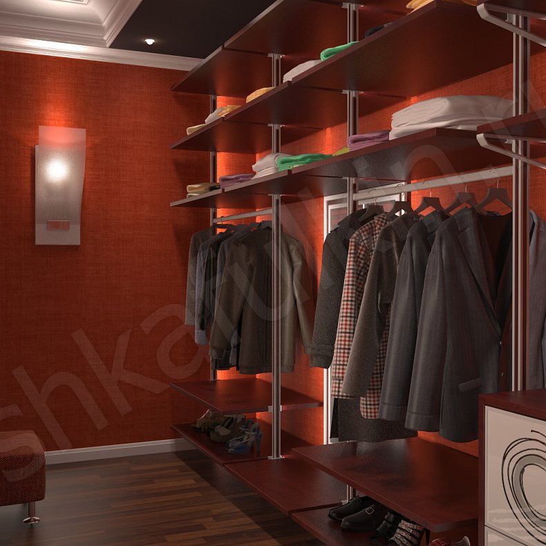 Изображение Гардеробная Иллюзия  Современный  Гардеробная  5