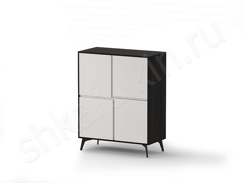 Тумба Парти Белый Черный Коричневый Серый Светлые Темные Современный 4х створчатые Гостиная Для декора Для вещей