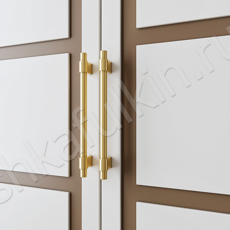 Изображение Шкаф Бруно Белый Светлые Серый Неоклассика 4х створчатые Гостиная Для вещей 9