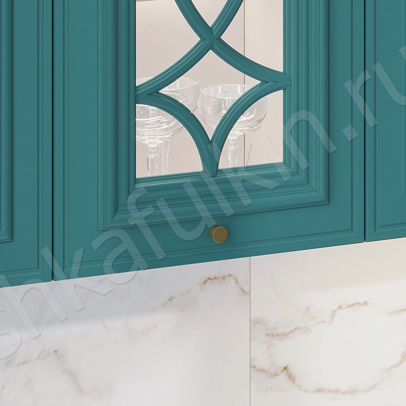 Кухня Роперро Зеленый Темные Синий Цветной Современный   Для посуды 5