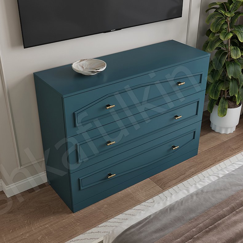 Гарнитур Мерседес Светлые Белый Современный 6и створчатые Спальня Для вещей Для белья 7