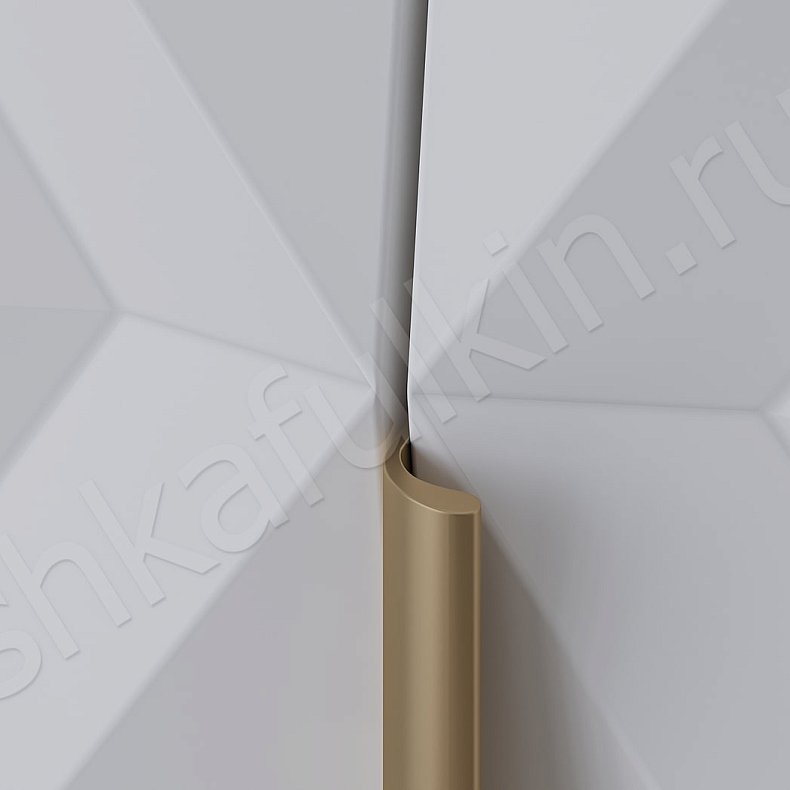 Изображение Шкаф Эльма Белый Светлые Неоклассика 4х створчатые Гостиная Для вещей 4