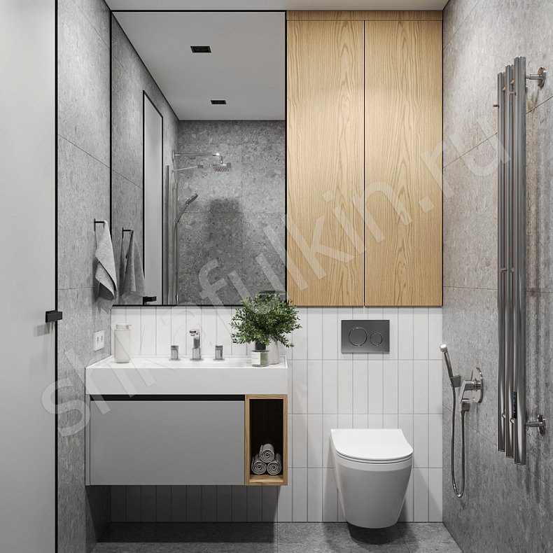 Монти ЖК Ола-Апарт 31 м² Ванная