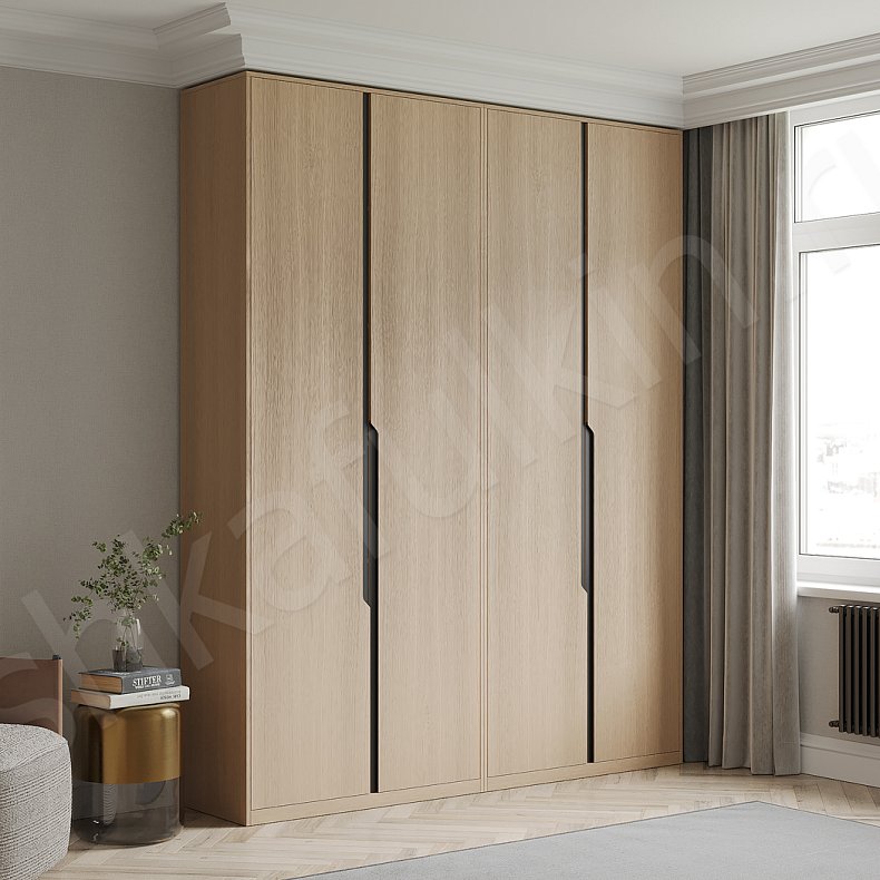 Шкаф Орлеан Древесный Современный 4х створчатые Гостиная Для вещей