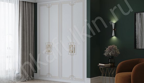 Встроенный шкаф Метрополитан с патиной